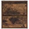Table de chevet murale chêne fumé 38x34x40 cm 627051627051