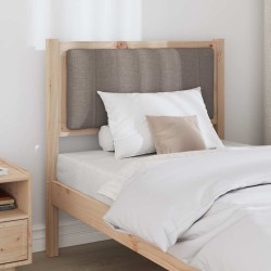 Tête de lit capitonnée avec tête de lit Marron 75 cm Pin massif 627052627052