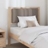 Tête de lit capitonnée avec tête de lit Marron 75 cm Pin massif 627052627052