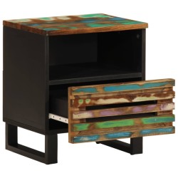 Tables de chevet 2 pcs 40x34x46 cm bois massif de récupération 627058627058