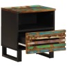 Tables de chevet 2 pcs 40x34x46 cm bois massif de récupération 627058627058
