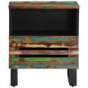 Tables de chevet 2 pcs 40x34x46 cm bois massif de récupération 627058627058