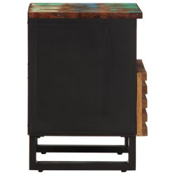 Tables de chevet 2 pcs 40x34x46 cm bois massif de récupération 627058627058