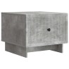 Table basse Gris béton 49 x 50 x 40 cm Bois d'ingénierie 627060627060