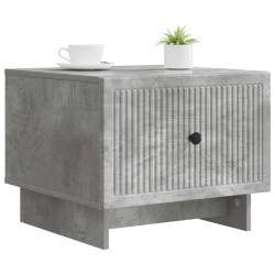 Table basse Gris béton 49 x 50 x 40 cm Bois d'ingénierie 627060627060