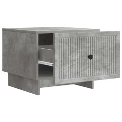 Table basse Gris béton 49 x 50 x 40 cm Bois d'ingénierie 627060627060
