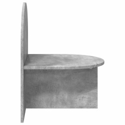 Table de chevet Gris béton 48 x 49 x 65 cm Bois d’ingénierie 627062627062