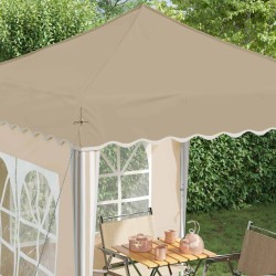 Tente de fête pop-up 195 x 195 x 245 cm Crème Tissu Oxford 627067627067