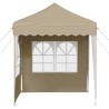 Tente de fête pop-up 195 x 195 x 245 cm Crème Tissu Oxford 627067627067