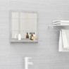 Miroir de salle de bain Gris béton 40x10,5x37cm Bois ingénierie 627075627075