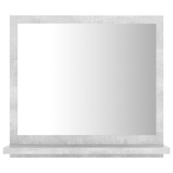 Miroir de salle de bain Gris béton 40x10,5x37cm Bois ingénierie 627075627075