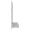 Miroir de salle de bain Gris béton 40x10,5x37cm Bois ingénierie 627075627075