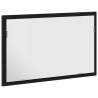 Miroir de salle de bain avec éclairage LED en chêne noir 60 x 8,5 x 37 cm 627079627079