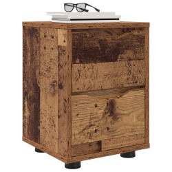 Tables de chevet 2 pcs Bois Ancien 30,5 x 30 x 43 cm 627091627091