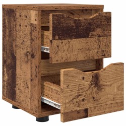 Tables de chevet 2 pcs Bois Ancien 30,5 x 30 x 43 cm 627091627091
