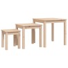Tables gigognes 3 pcs Bois de pin massif 627096627096