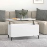 Table basse Blanc 90x44,5x45 cm Bois d'ingénierie 627097627097