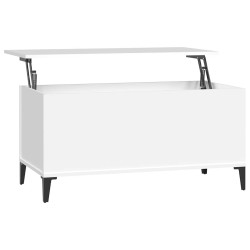 Table basse Blanc 90x44,5x45 cm Bois d'ingénierie 627097627097