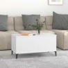 Table basse Blanc 90x44,5x45 cm Bois d'ingénierie 627097627097