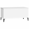 Table basse Blanc 90x44,5x45 cm Bois d'ingénierie 627097627097