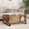 Table basse Bois Ancien 80 x 80 x 36,5 cm Bois d'ingénierie 627099627099