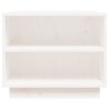 Table basse Blanc 90x49x40,5 cm Bois massif de pin 627102627102