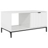 Table basse Blanc brillant 90 x 49 x 46 cm Bois d'ingénierie 627104627104