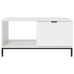 Table basse Blanc brillant 90 x 49 x 46 cm Bois d'ingénierie 627104627104