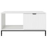 Table basse Blanc brillant 90 x 49 x 46 cm Bois d'ingénierie 627104627104