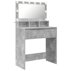 Tables de maquillage pour chambre Gris béton 80 x 39,6 x 135 cm 627106627106