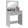Tables de maquillage pour chambre Gris béton 80 x 39,6 x 135 cm 627106627106
