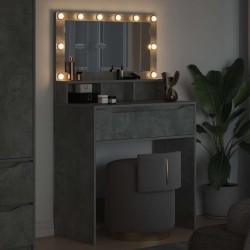 Tables de maquillage pour chambre Gris béton 80 x 39,6 x 135 cm 627106627106