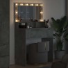 Tables de maquillage pour chambre Gris béton 80 x 39,6 x 135 cm 627106627106