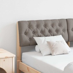 Tête de lit capitonnée Taupe 150 cm Pin massif 627110627110