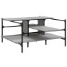 Table basse sonoma gris 100x100x48,5 cm bois d'ingénierie 627112627112