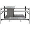 Table basse sonoma gris 100x100x48,5 cm bois d'ingénierie 627112627112