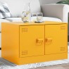 Table basse Jaune moutarde 67x50x44 cm acier 627113627113