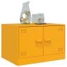 Table basse Jaune moutarde 67x50x44 cm acier 627113627113