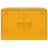 Table basse Jaune moutarde 67x50x44 cm acier 627113627113