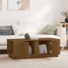Table basse Marron miel 110x50x40 cm Bois massif de pin 627114627114