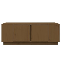 Table basse Marron miel 110x50x40 cm Bois massif de pin 627114627114