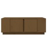 Table basse Marron miel 110x50x40 cm Bois massif de pin 627114627114