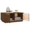Table basse Marron miel 80x50x35 cm Bois massif de pin 627115627115