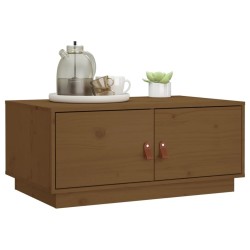 Table basse Marron miel 80x50x35 cm Bois massif de pin 627115627115