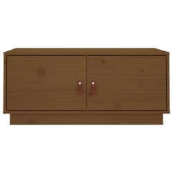 Table basse Marron miel 80x50x35 cm Bois massif de pin 627115627115