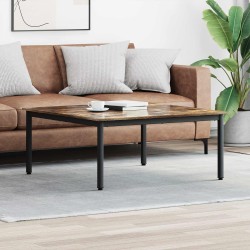 Table basse Chêne Fumé 100 x 100 x 45 cm Bois d'ingénierie 627116627116