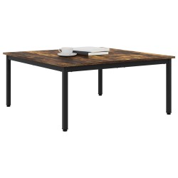 Table basse Chêne Fumé 100 x 100 x 45 cm Bois d'ingénierie 627116627116