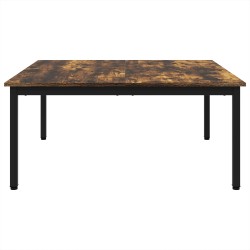 Table basse Chêne Fumé 100 x 100 x 45 cm Bois d'ingénierie 627116627116
