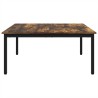 Table basse Chêne Fumé 100 x 100 x 45 cm Bois d'ingénierie 627116627116