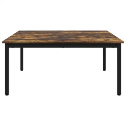 Table basse Chêne Fumé 100 x 100 x 45 cm Bois d'ingénierie 627116627116